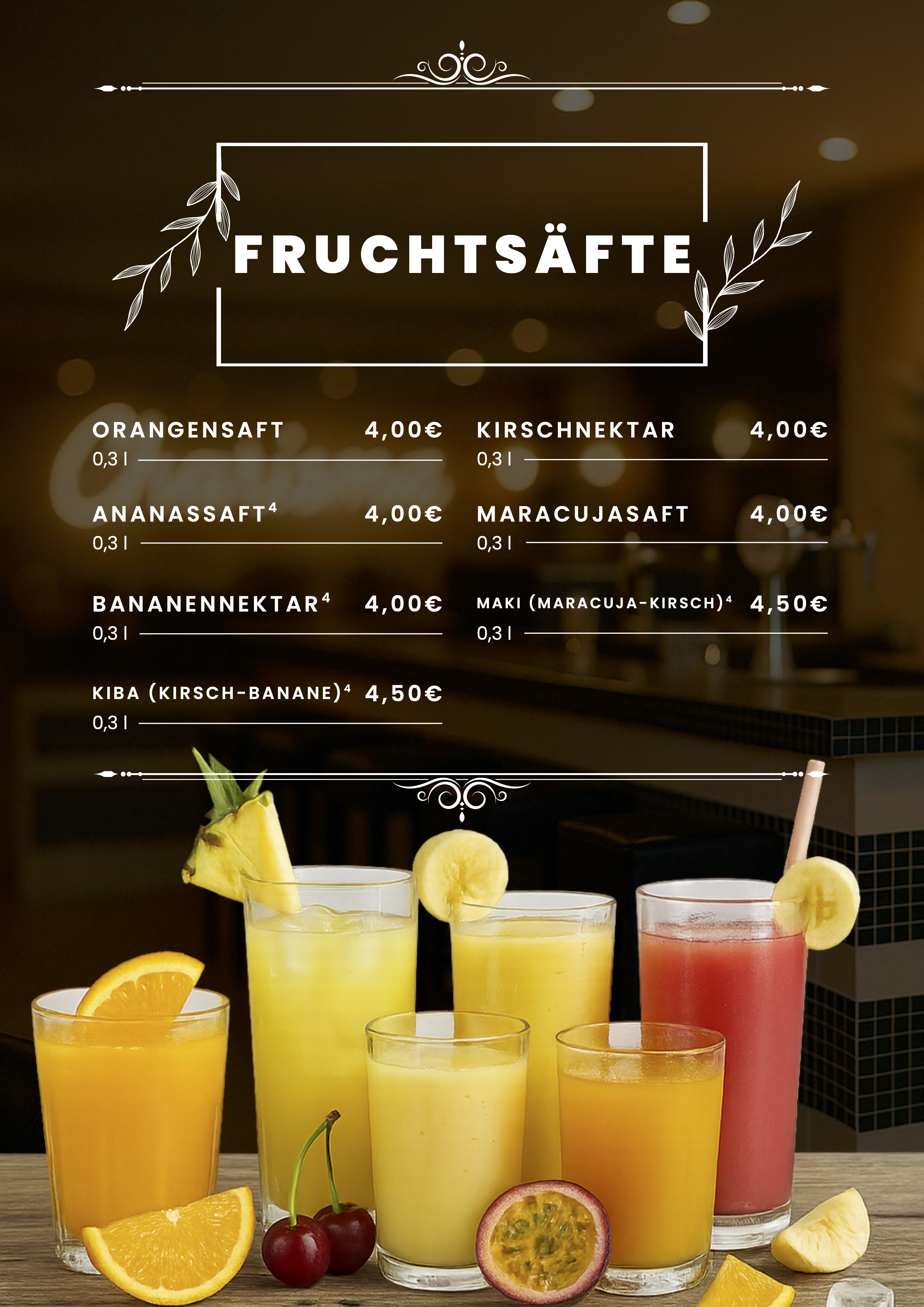 Getränkekarte Seite 4